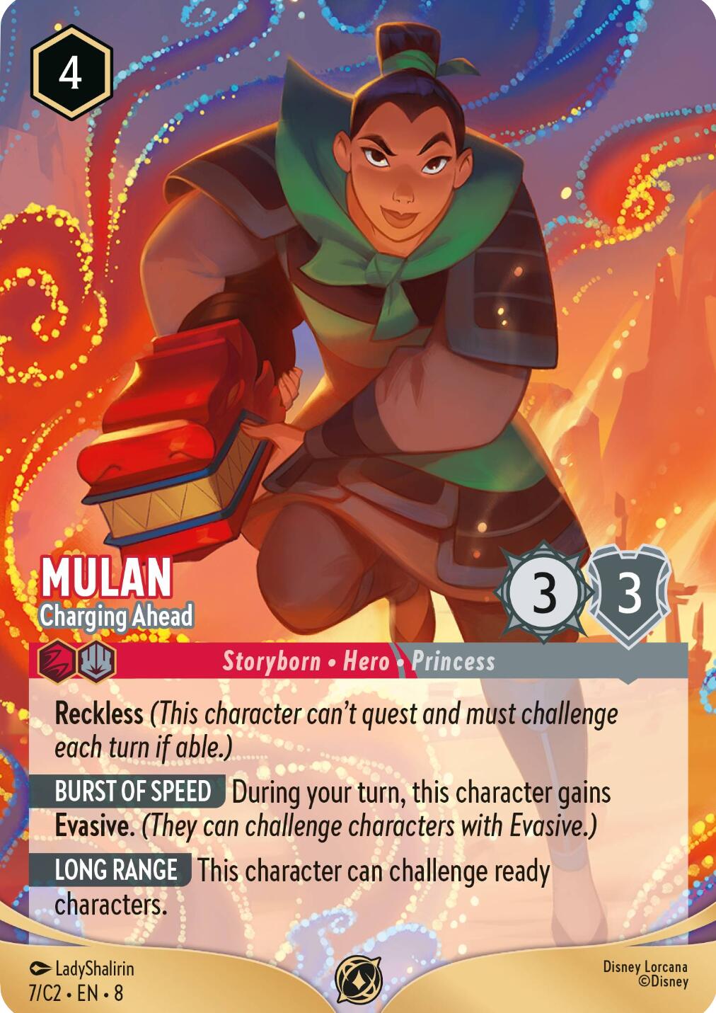 Image of Mulan - Charging Ahead (7) (7) [Promo Cards]