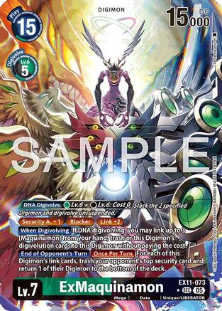 Image of ExMaquinamon [EX11-073] (Alternate Art) [Dawn of Liberator]