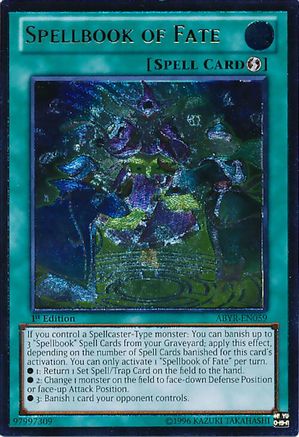 Image of Spellbook of Fate (UTR) [ABYR-EN059] Ultimate Rare