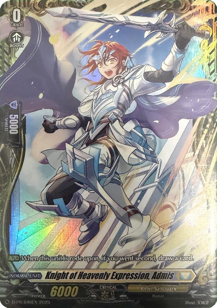 Image of Knight of Heavenly Expression, Admis (D-PR/840EN) [D Promo Cards]