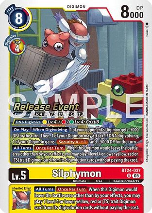 Image of Silphymon [BT24-037] [Time Stranger Release Events Cards]