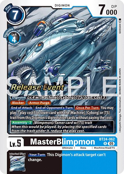 Image of MasterBlimpmon [BT24-062] [Time Stranger Release Events Cards]