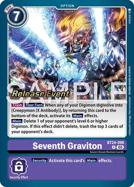 Image of Seventh Graviton [BT24-096] [Time Stranger Release Events Cards]