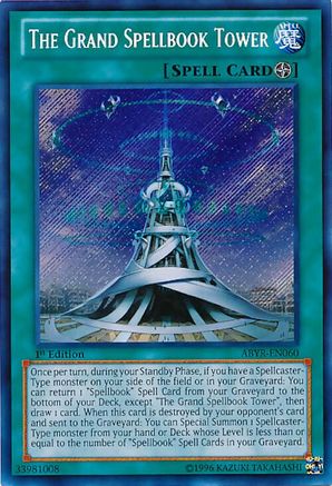 Image of The Grand Spellbook Tower [ABYR-EN060] Secret Rare