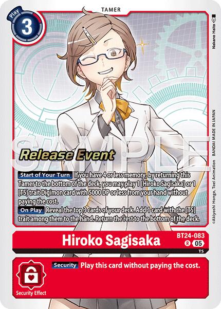 Image of Hiroko Sagisaka [BT24-083] [Time Stranger Release Events Cards]