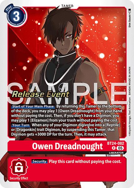 Image of Owen Dreadnought [BT24-082] [Time Stranger Release Events Cards]