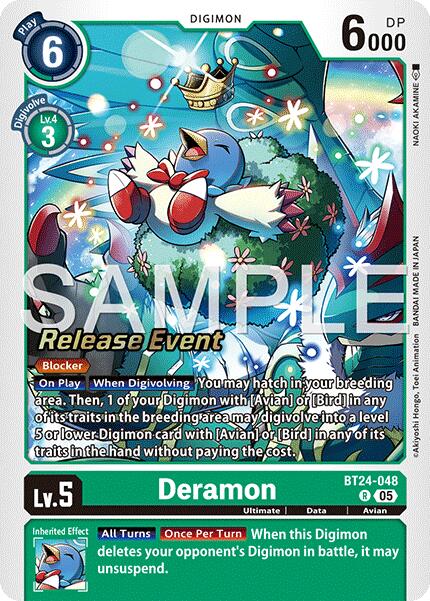 Image of Deramon [BT24-048] [Time Stranger Release Events Cards]