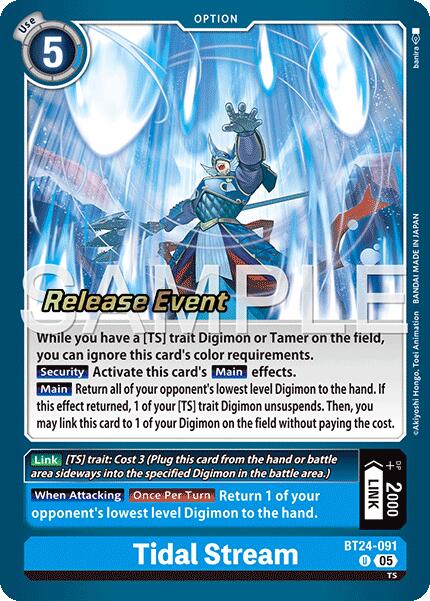 Image of Tidal Stream [BT24-091] [Time Stranger Release Events Cards]