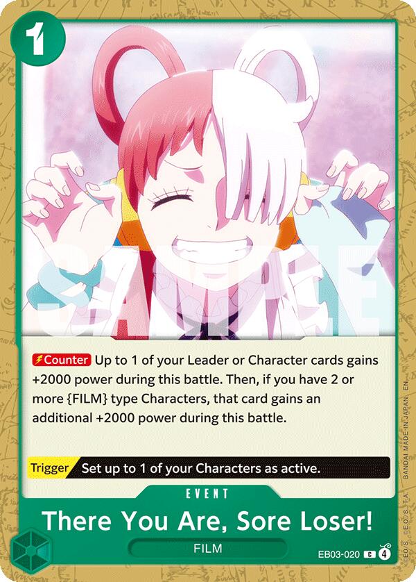 Image of There You Are, Sore Loser! [Extra Booster: One Piece Heroines Edition]