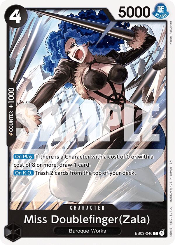 Image of Miss Doublefinger(Zala) [Extra Booster: One Piece Heroines Edition]