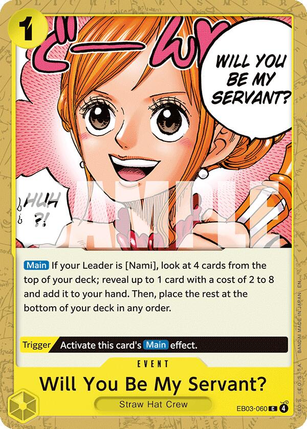 Image of Will You Be My Servant? [Extra Booster: One Piece Heroines Edition]
