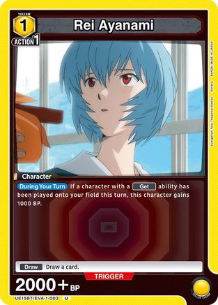 Image of Rei Ayanami (003) (UE15BT/EVA-1-003) - UE15BT Evangelion New Theatrical Edition