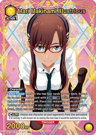 Image of Mari Makinami Illustrious (017) (R*) (UE15BT/EVA-1-017) - UE15BT Evangelion New Theatrical Edition Foil