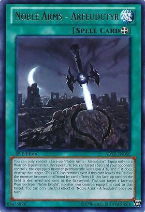 Image of Noble Arms - Arfeudutyr [ABYR-EN086] Rare