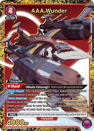 Image of AAA Wunder (R*) (UE15BT/EVA-1-053) - UE15BT Evangelion New Theatrical Edition Foil