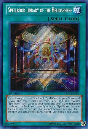Image of Spellbook Library of the Heliosphere [ABYR-EN087] Secret Rare