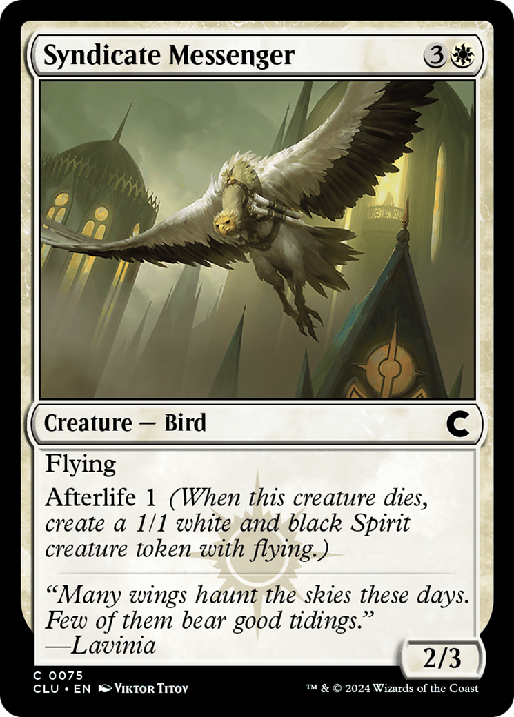 Image of Syndicate Messenger [Ravnica: Clue Edition]