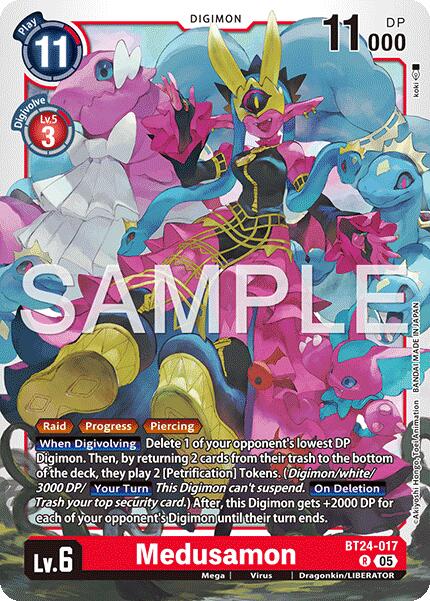Image of Medusamon [BT24-017] [Time Stranger]