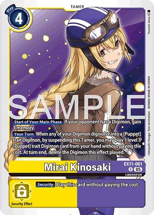 Image of Mirai Kinosaki [EX11-061] [Dawn of Liberator]