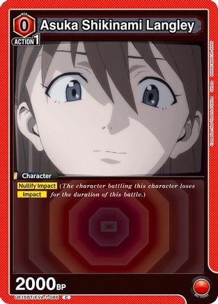 Image of Asuka Shikinami Langley (086) (UE15BT/EVA-1-086) - UE15BT Evangelion New Theatrical Edition