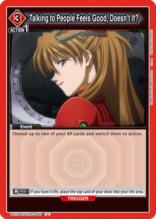 Image of Talking to People Feels Good, Doesn't It? (UE15BT/EVA-1-097) - UE15BT Evangelion New Theatrical Edition