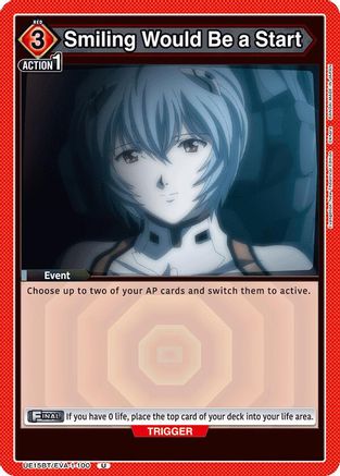 Image of Smiling Would Be a Start (UE15BT/EVA-1-100) - UE15BT Evangelion New Theatrical Edition