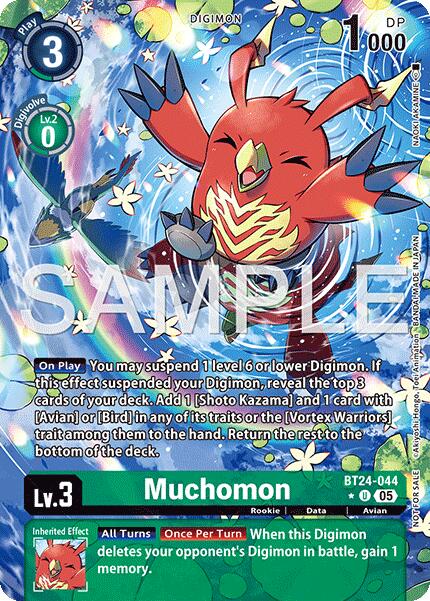 Image of Muchomon [BT24-044] (Box Topper) [Time Stranger]