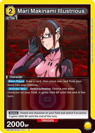 Image of Mari Makinami Illustrious (UE15ST/EVA-1-111) - UE15ST Evangelion New Theatrical Edition Starter Deck