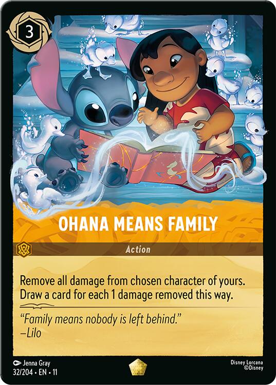Image of Ohana Means Family (32/204) [Winterspell]