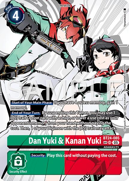 Image of Dan Yuki & Kanan Yuki [BT24-085] (SP) [Time Stranger]