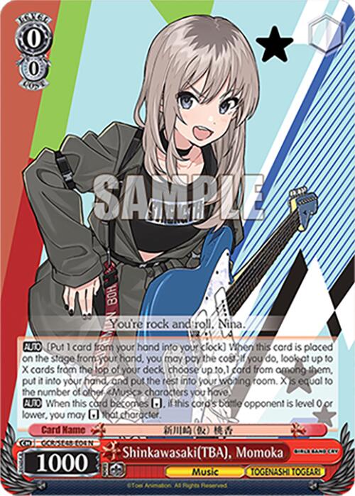 Image of Shinkawasaki(TBA), Momoka (GCR/SE48-E04 N) [Girls Band Cry Premium Booster]