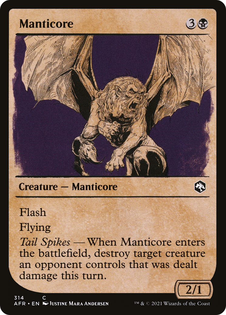 Image of Manticore (Showcase) [Dungeons & Dragons: Adventures in the Forgotten Realms]