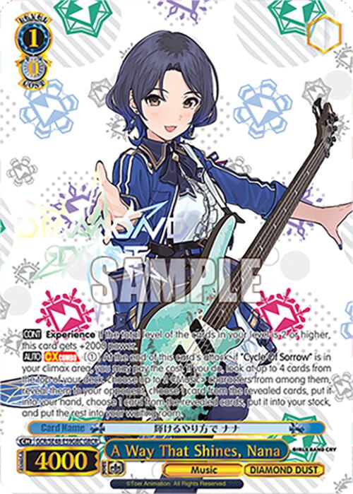 Image of A Way That Shines, Nana (GCR/SE48-E59GBC GBCR) [Girls Band Cry Premium Booster]