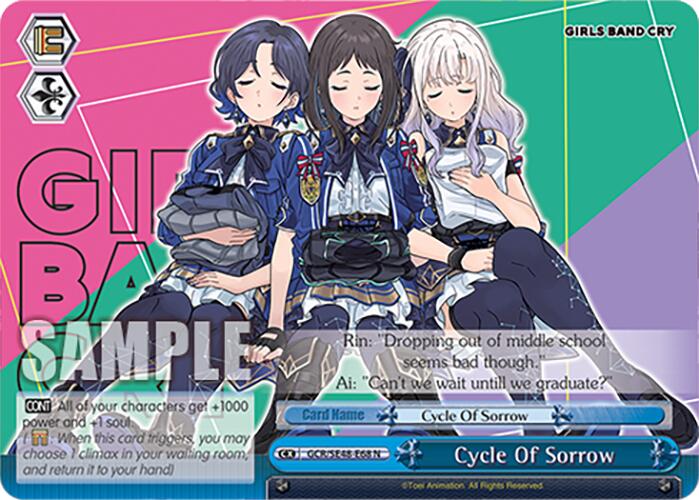 Image of Cycle Of Sorrow (GCR/SE48-E68 N) [Girls Band Cry Premium Booster]