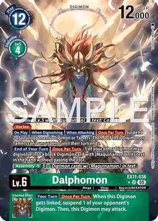 Image of Dalphomon [EX11-036] (Alternate Art) [Dawn of Liberator]