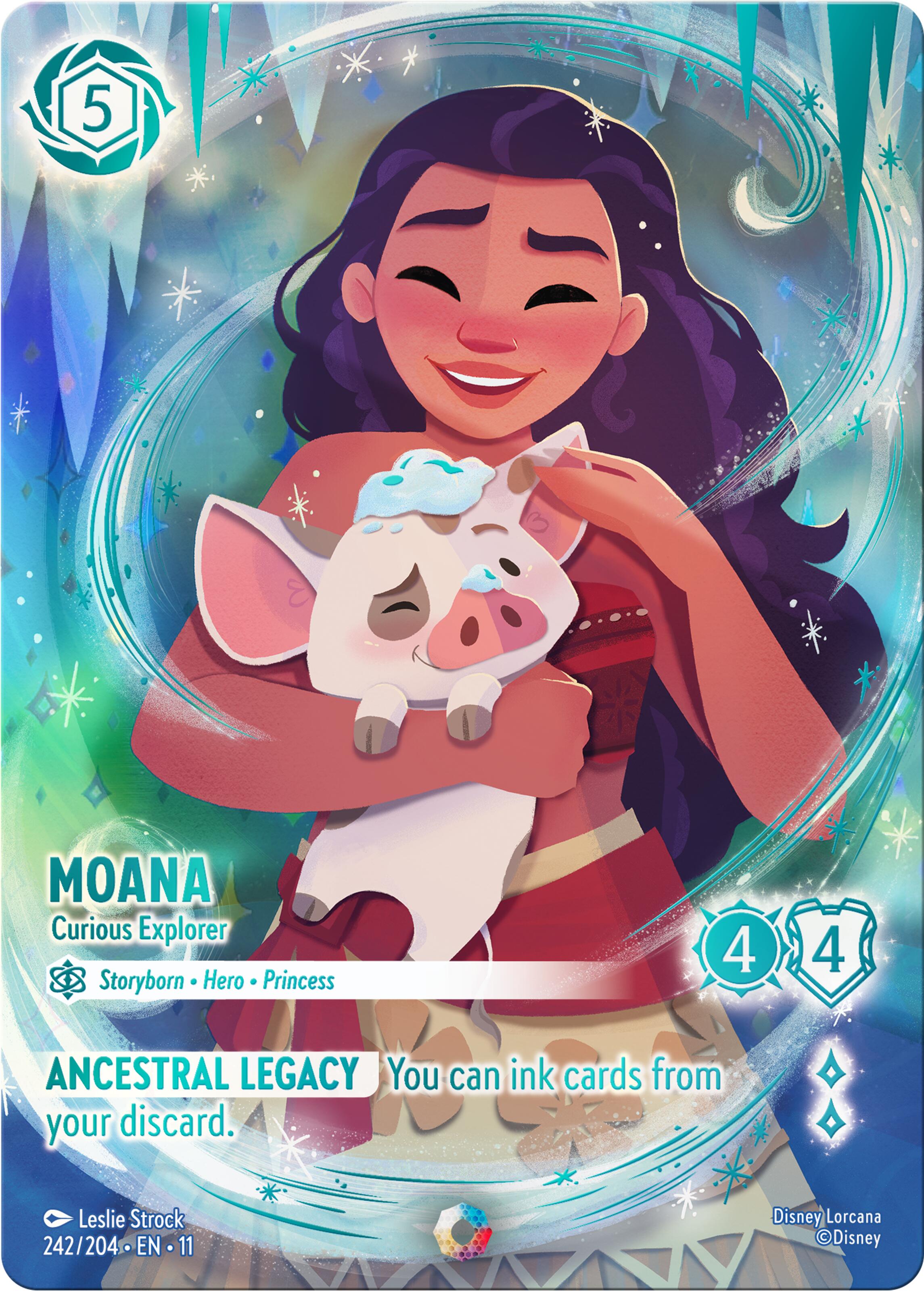 Image of Moana - Curious Explorer (Iconic) (242/204) [Winterspell]