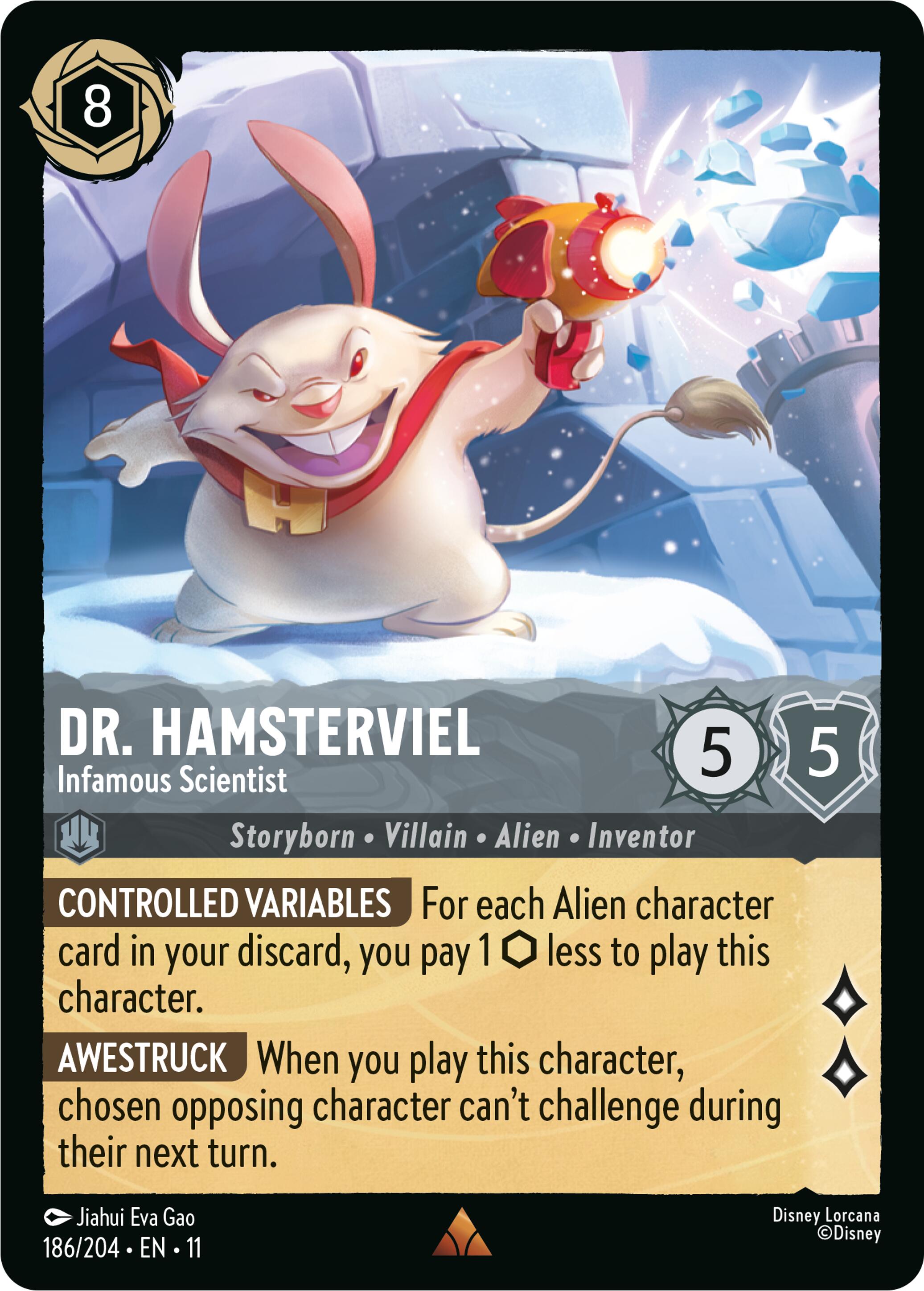 Image of Dr. Hamsterviel - Infamous Scientist (186/204) [Winterspell]