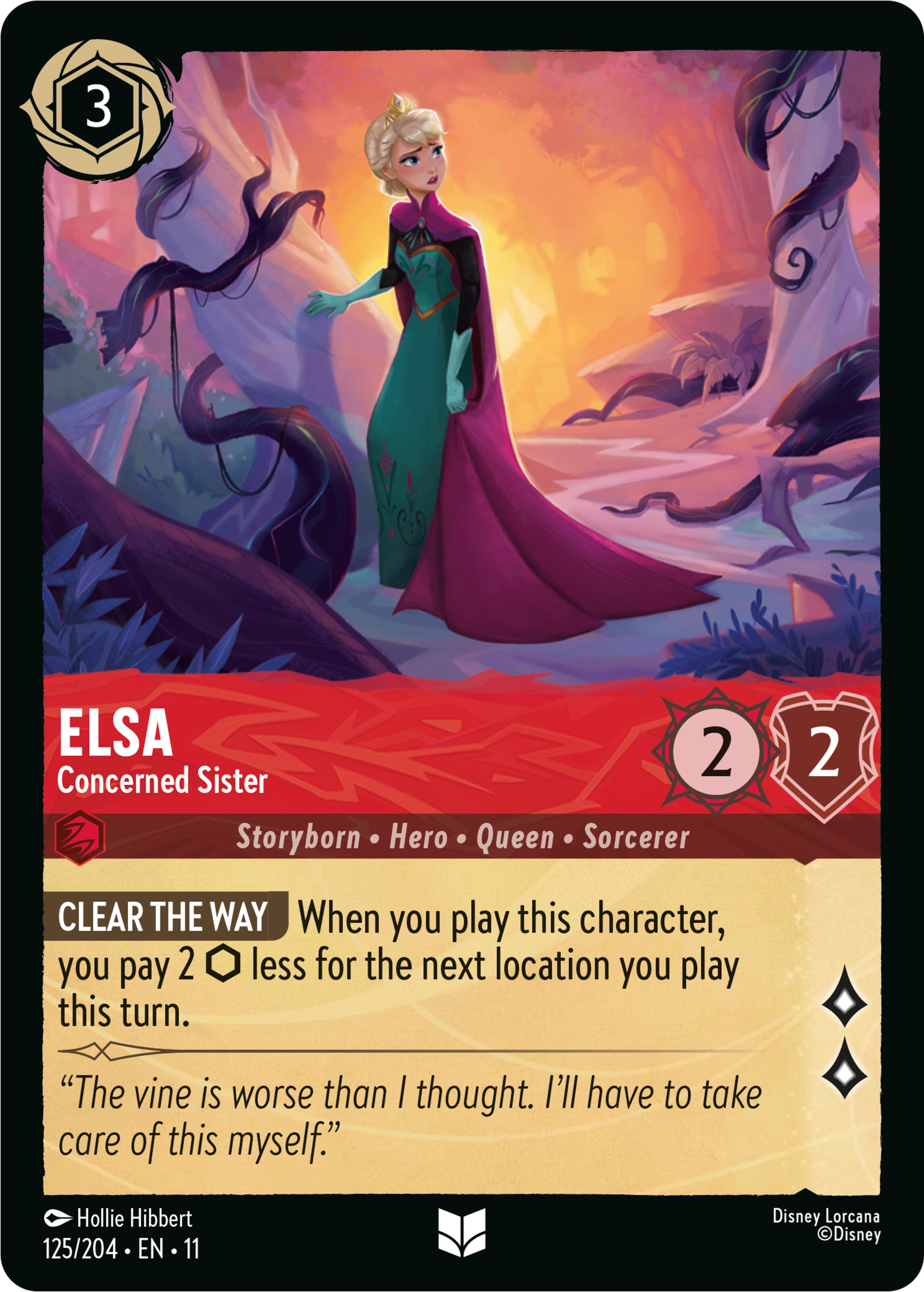 Image of Elsa - Concerned Sister (125/204) [Winterspell]