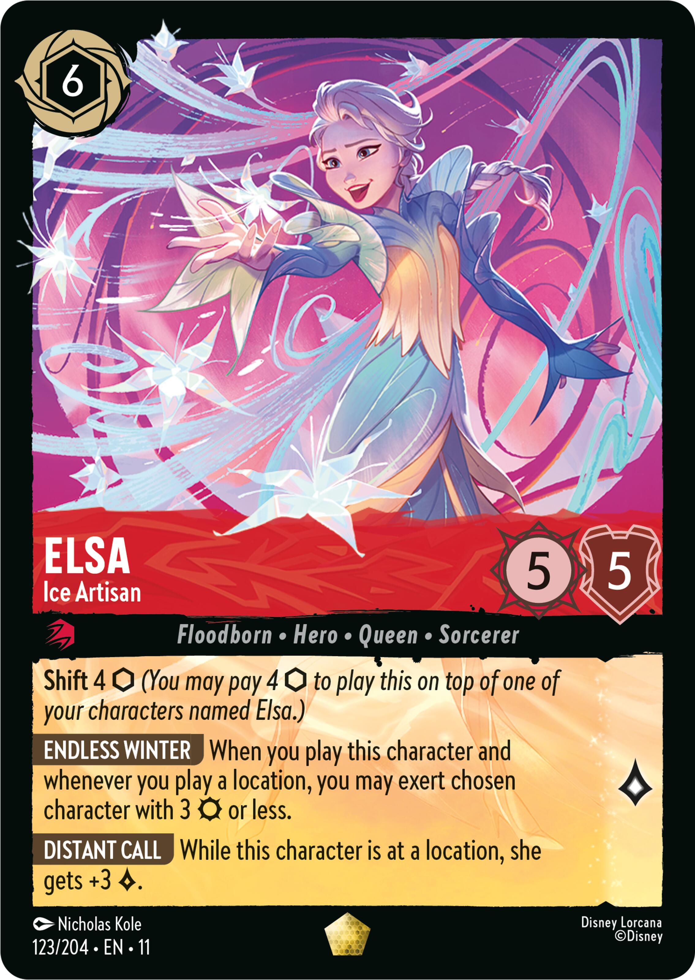 Image of Elsa - Ice Artisan (123/204) [Winterspell]