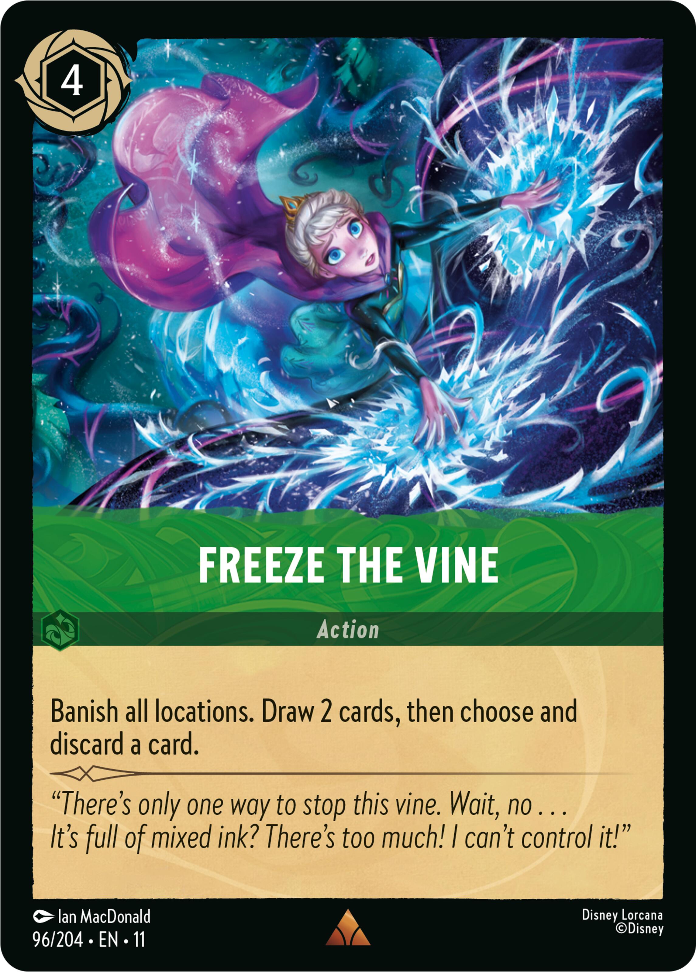 Image of Freeze the Vine (96/204) [Winterspell]
