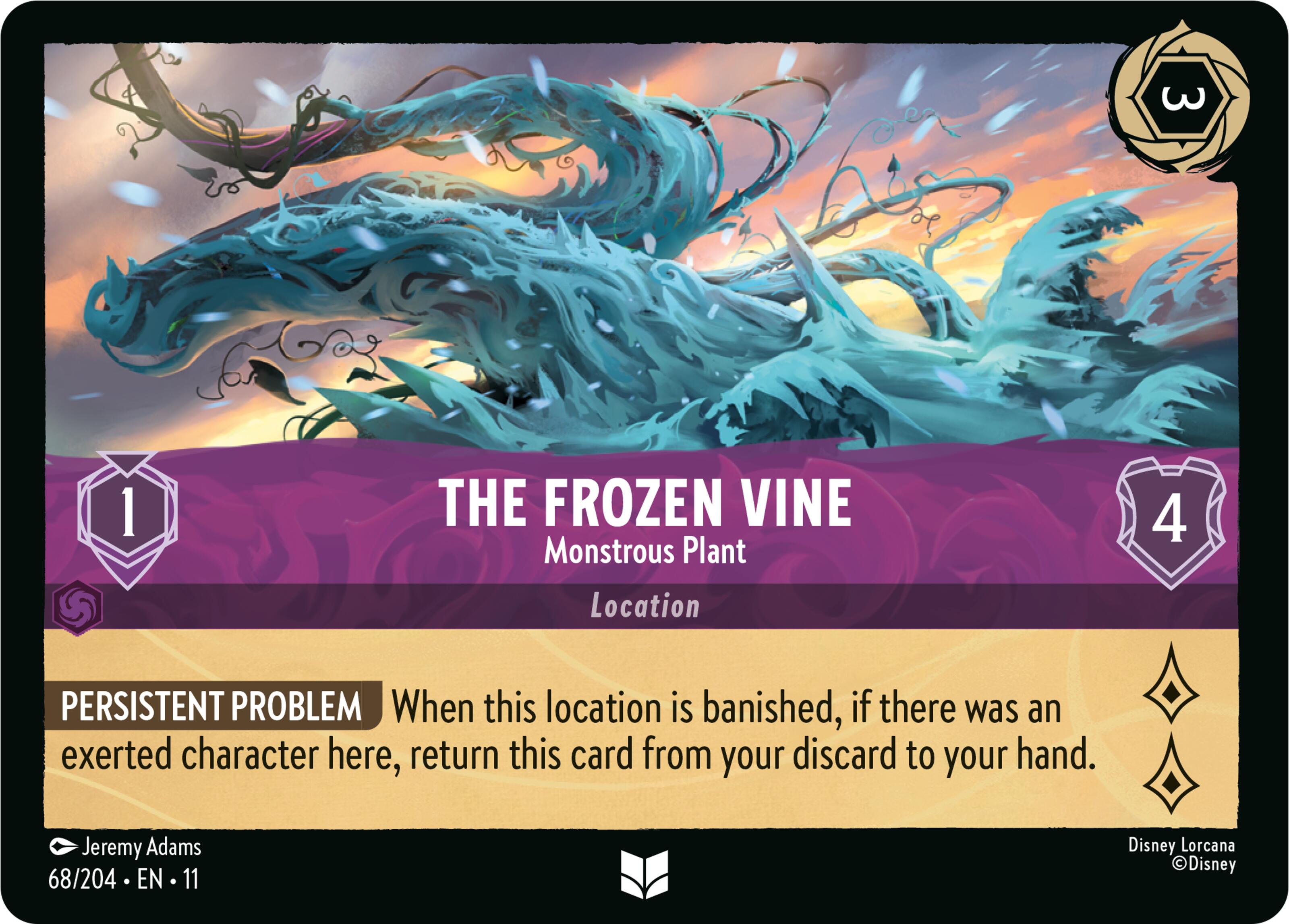 Image of The Frozen Vine - Monstrous Plant (68/204) [Winterspell]