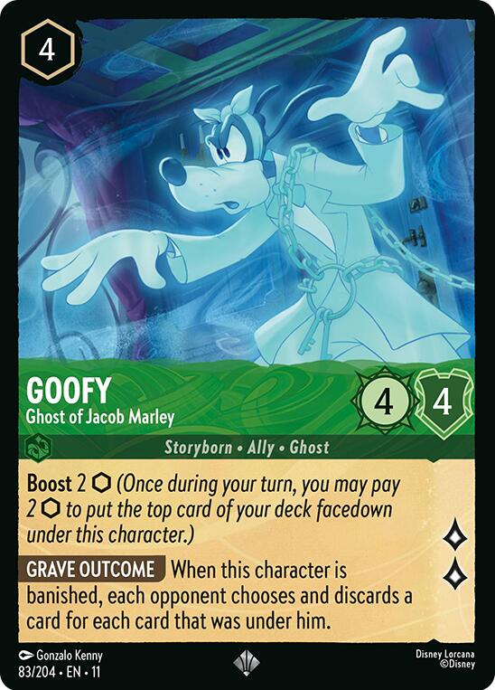 Image of Goofy - Ghost of Jacob Marley (83/204) [Winterspell]