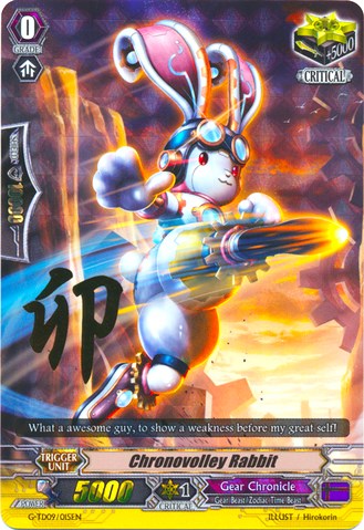 Image of Chronovolley Rabbit (RRR) (G-TD09/015EN) [True Zodiac Time Beasts]