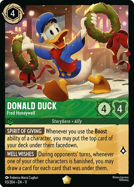 Image of Donald Duck - Fred Honeywell (93/204) [Winterspell]