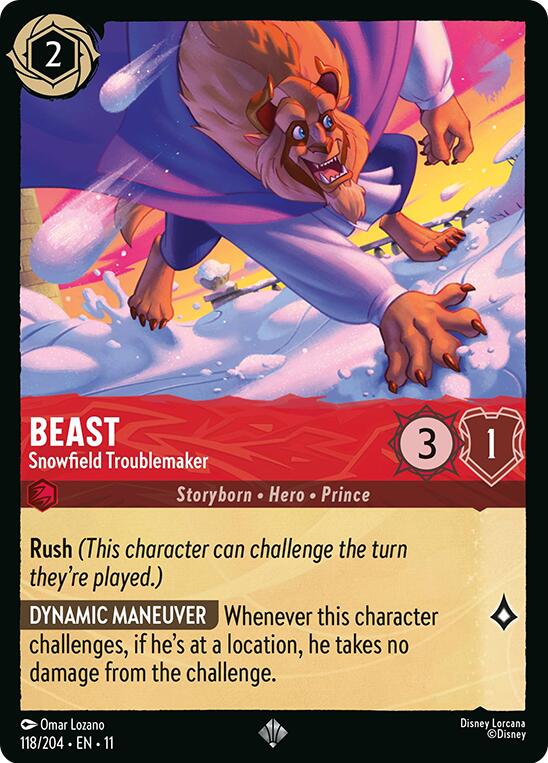 Image of Beast - Snowfield Troublemaker (118/204) [Winterspell]