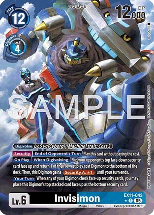 Image of Invisimon [EX11-043] (Box Topper) [Dawn of Liberator]