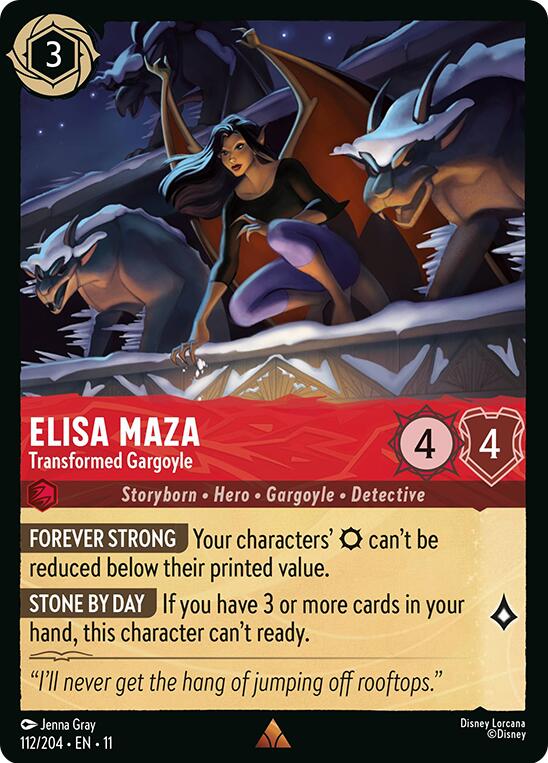 Image of Elisa Maza - Transformed Gargoyle (112/204) [Winterspell]