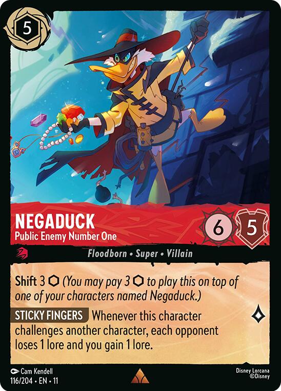 Image of Negaduck - Public Enemy Number One (116/204) [Winterspell]