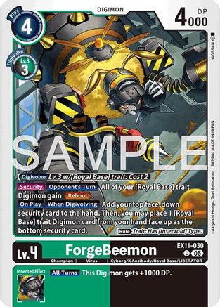 Image of ForgeBeemon [EX11-030] [Dawn of Liberator]