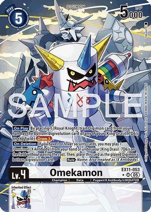 Image of Omekamon [EX11-053] (Alternate Art) [Dawn of Liberator]